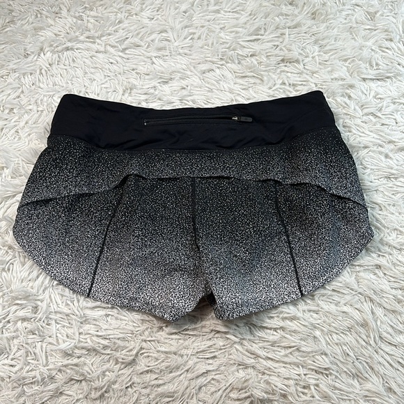 Lululemon Speed Up Short *2.5" Ombre Speckle Stop Print Speed Short White - Picture 5 of 7